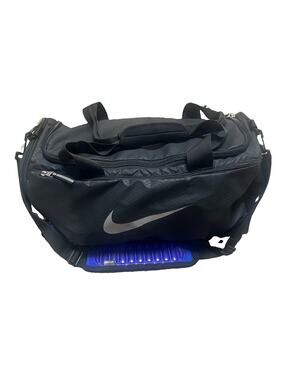 Nike Max Air Duffel Bag Black Purple Large Gym Travel Training Athletic Swoosh